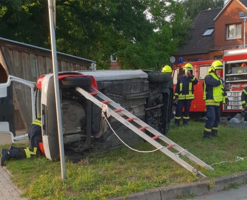 Übung Gemeindefeuerwehr Wesenberg