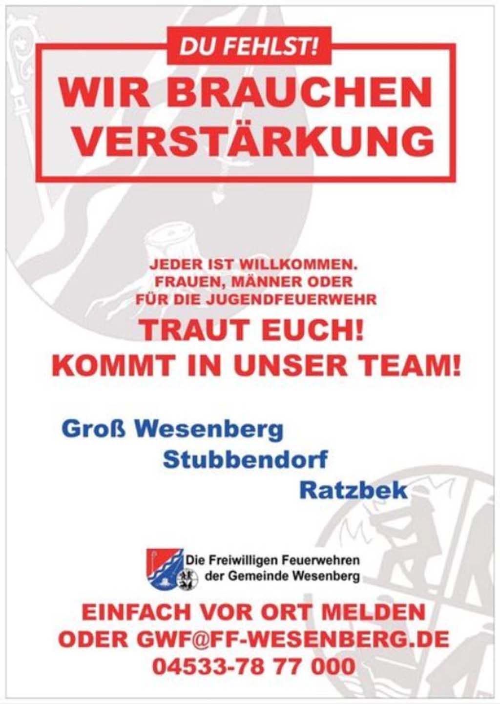 Aufruf Feuerwehr