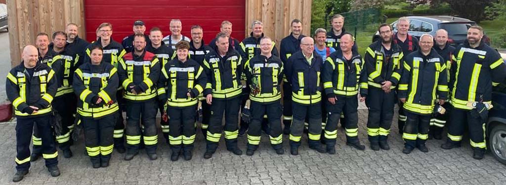 Übung der Gemeindefeuerwehr Wesenberg am 24.05.23