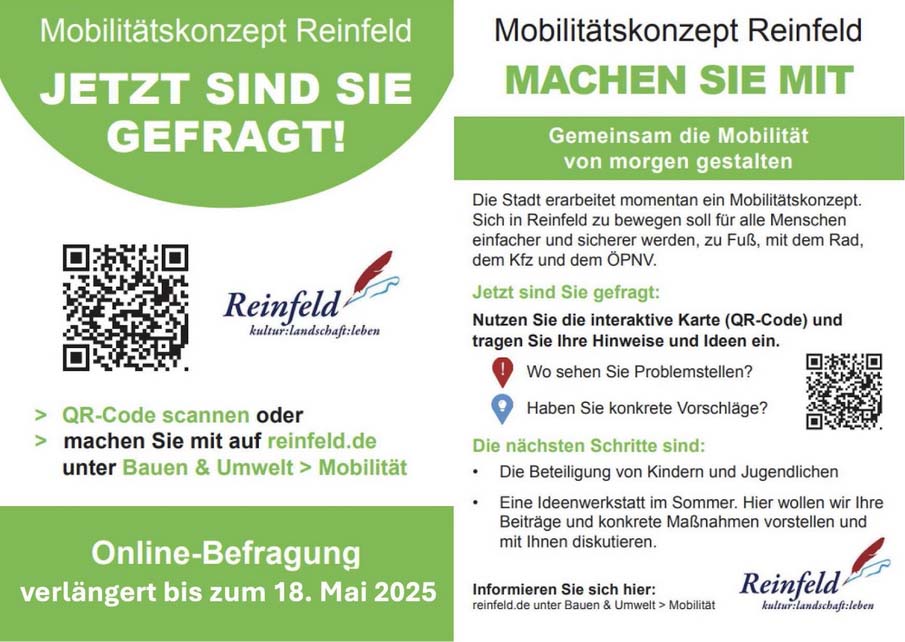 Moblitätskonzept für Reinfeld